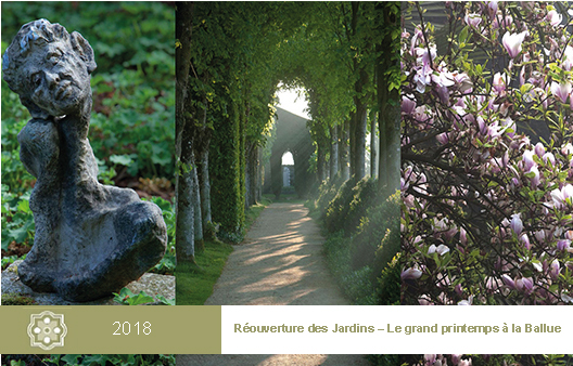 réouverture 2018 des jardins de la Ballue