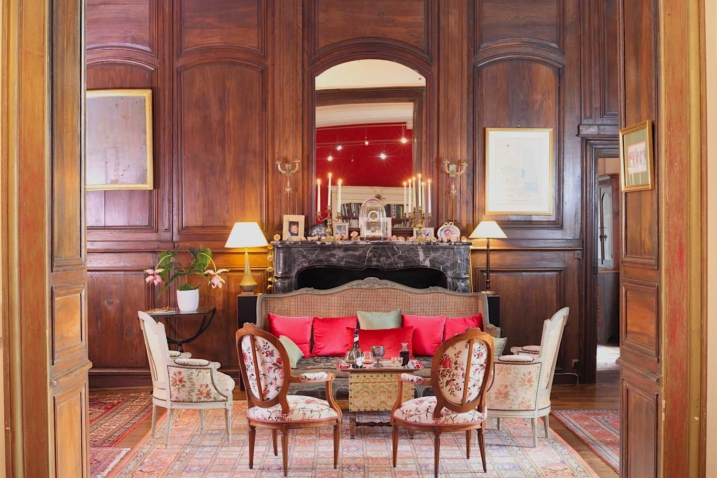 Salon du château de la Ballue