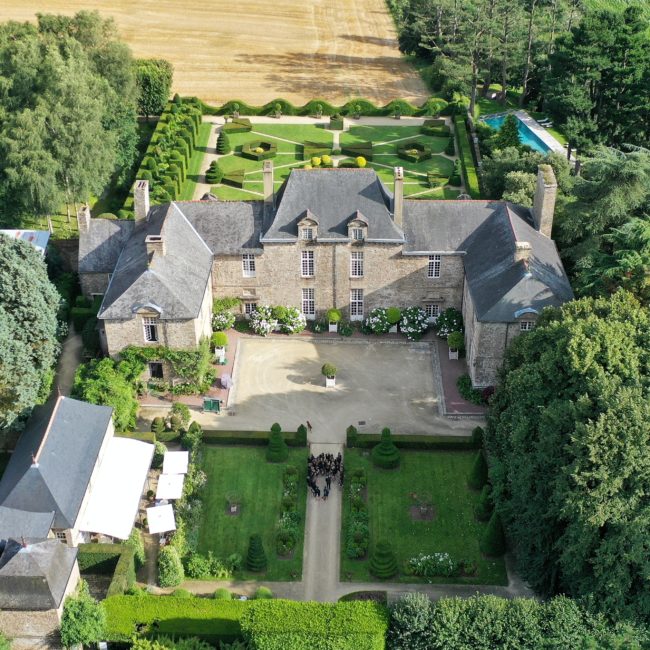 Château de la Ballue - Vue aérienne 6